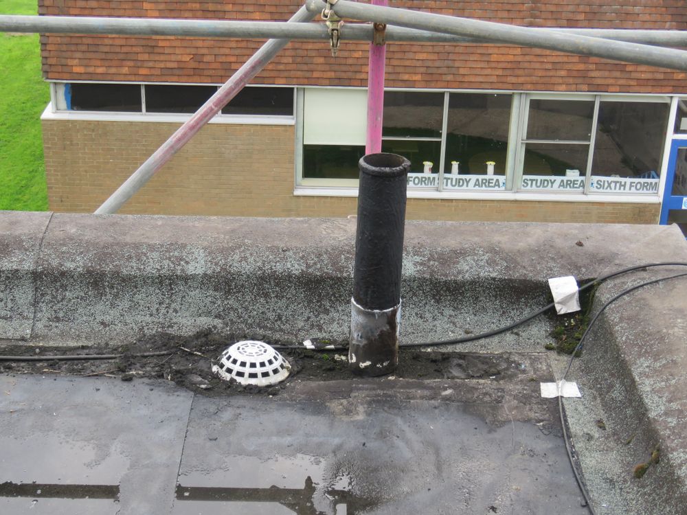 Daklekkage in Meijel